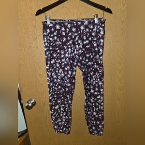 Calvin Klein Performance Capri Purple Leggings